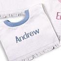 Personalized, Monogrammed Terry Cloth Bibs 