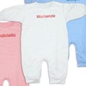Personalized, Monogrammed Rompers for Baby