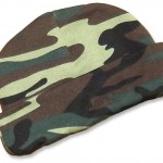 Camo-Baby Hat in camouflage print. 100% cotton. Sewn to tough specs