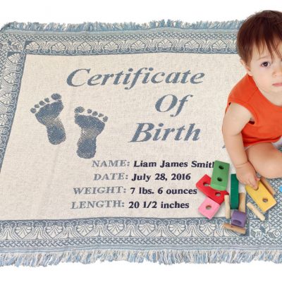 personalized baby blankets make the perfect gift. Free shipping!